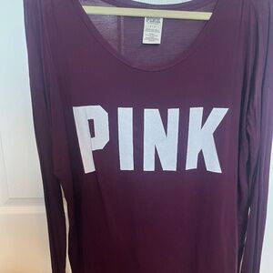VS pink long sleeve shirt
